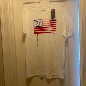 Under armour men’s heat gear T-shirt XL baseball
